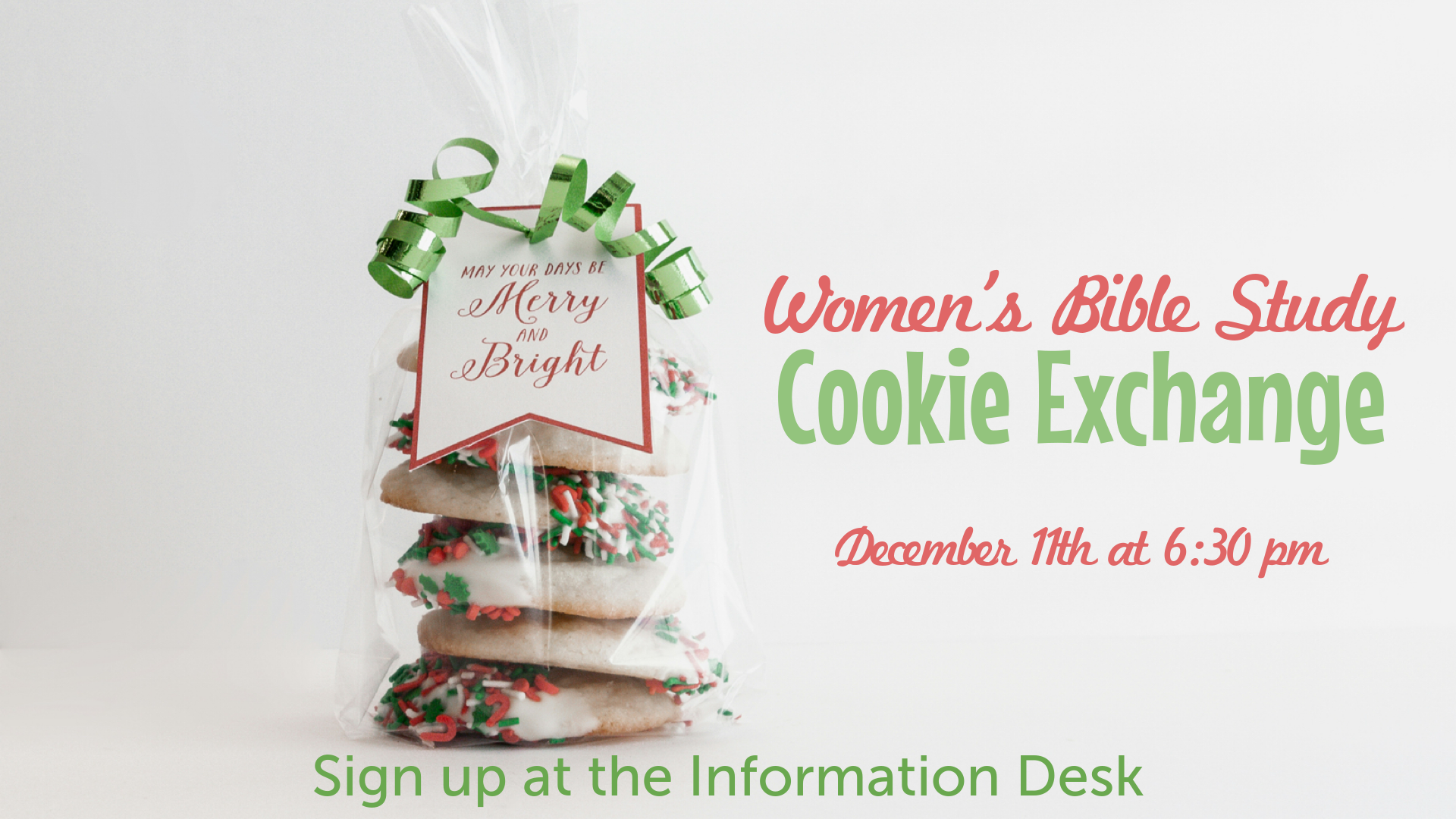 Women's Ministry Cookie Exchange