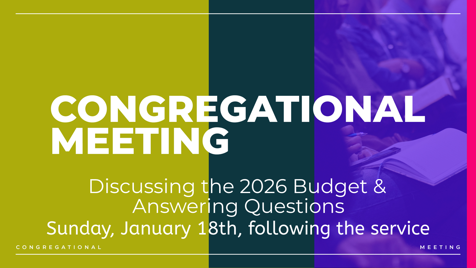 Congregational Meeting