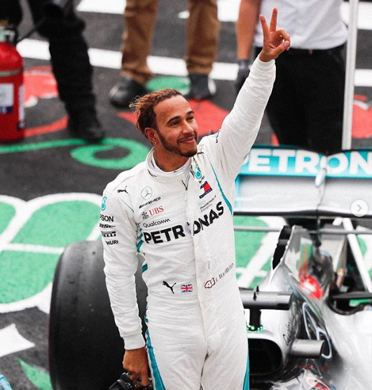 Image via: @lewishamilton
