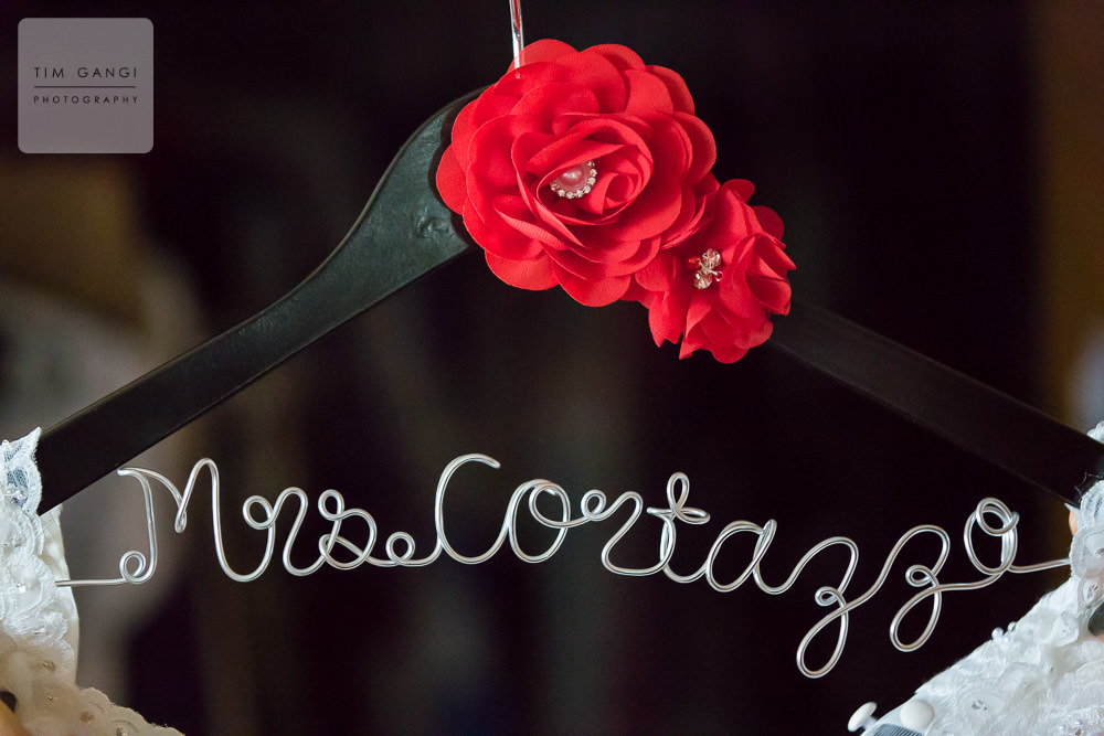  A personalized bridal hanger is always a good idea! 