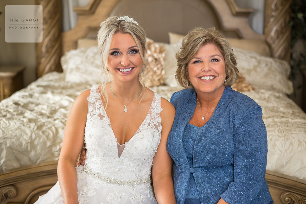  Ashley and her mom looking radiant before the ceremony.  
