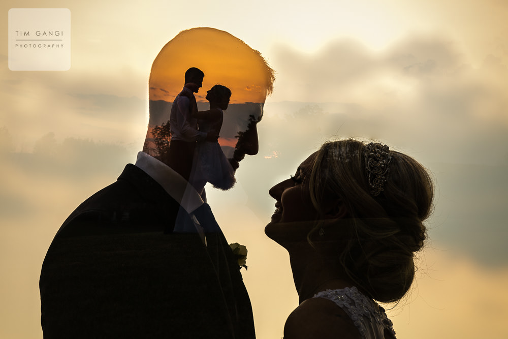  We just couldn’t resist a creative shot during such a beautiful sunset!  