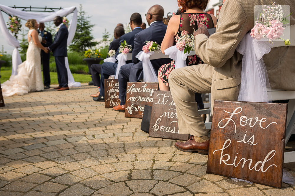  Inspiring wedding signs display words of wisdom on this perfect wedding day. 