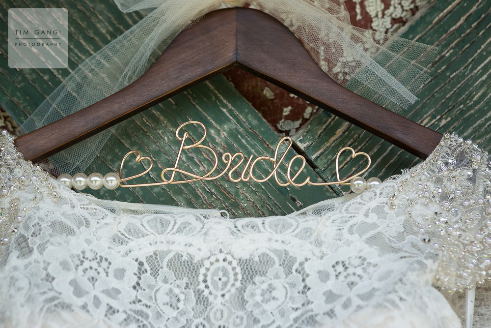  Decorative bridal hangers are such a nice touch.  