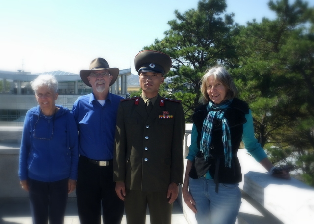 Quiet morning at the DMZ with the Trans Pacific Friendship Group, photo by D E