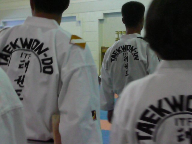 Young athletes demonstrate the technique with strength and precision.