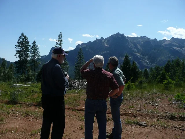 Looking south at Castle Crags
