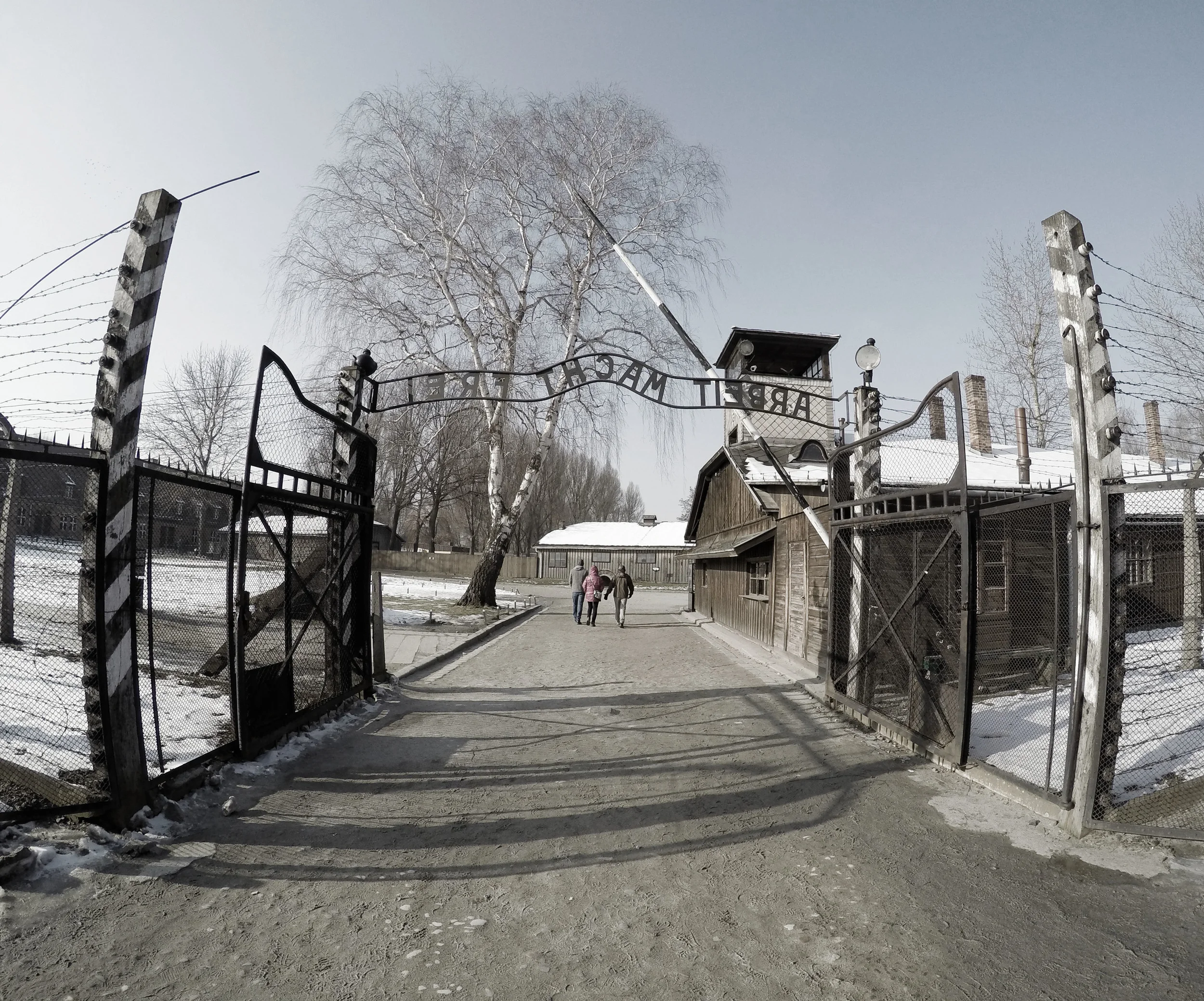 Entrance to Auschwitz