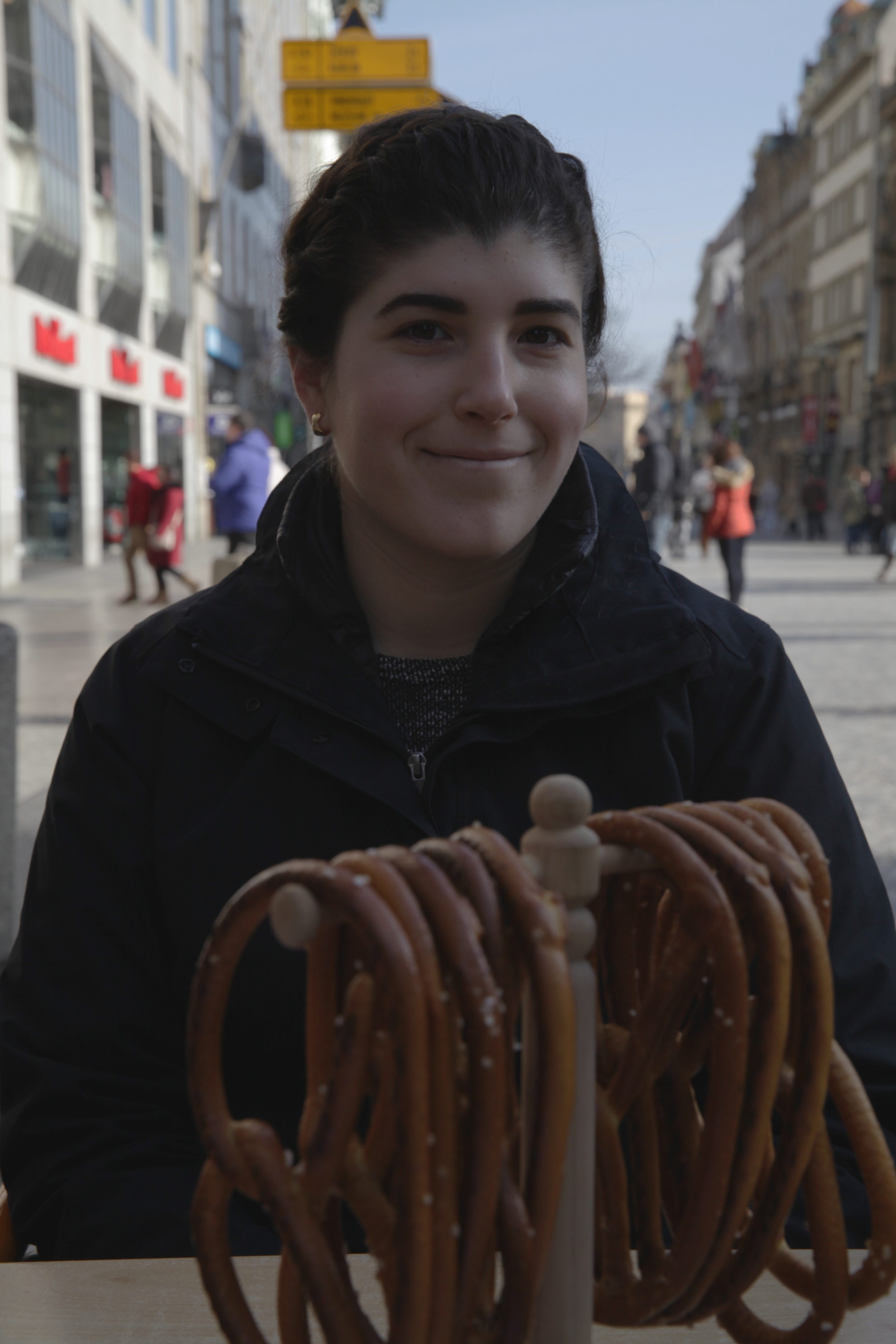 This was before we got the bill. Those are the pretzels. Photo by Bryn :)
