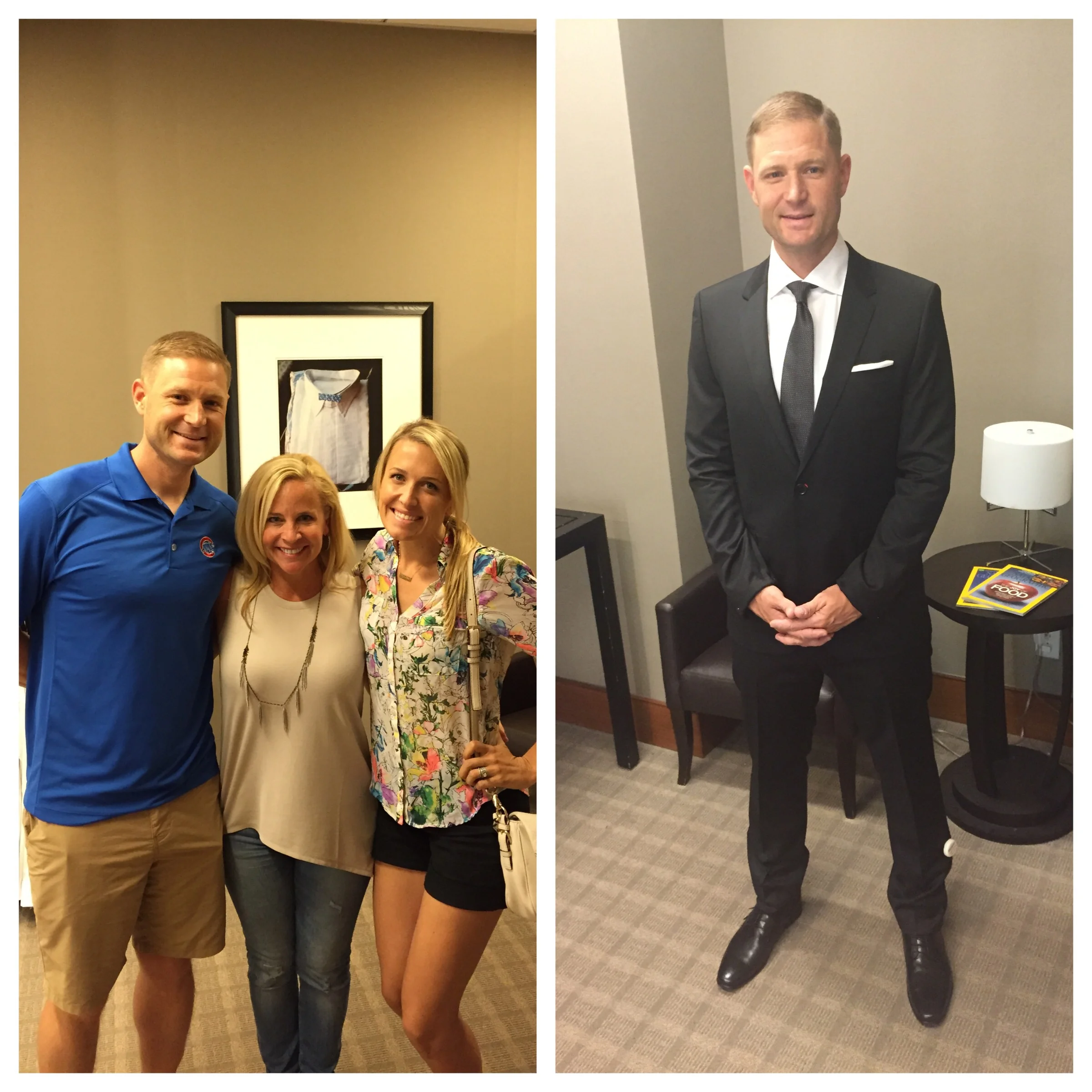 Suit styling at Bloomingdale's!