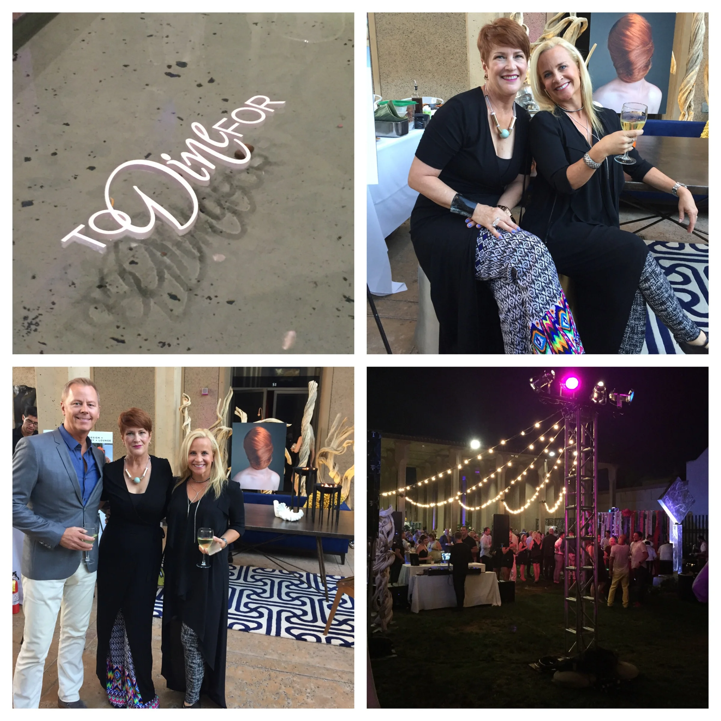 The so-talented designer Michelle Harrison at To Dine For!