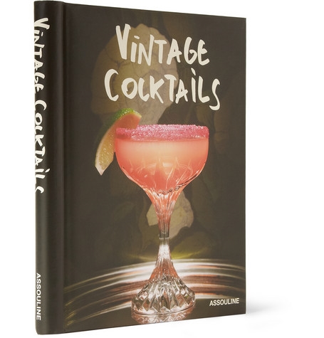Assouline Vintage Cocktails Hard Cover Book