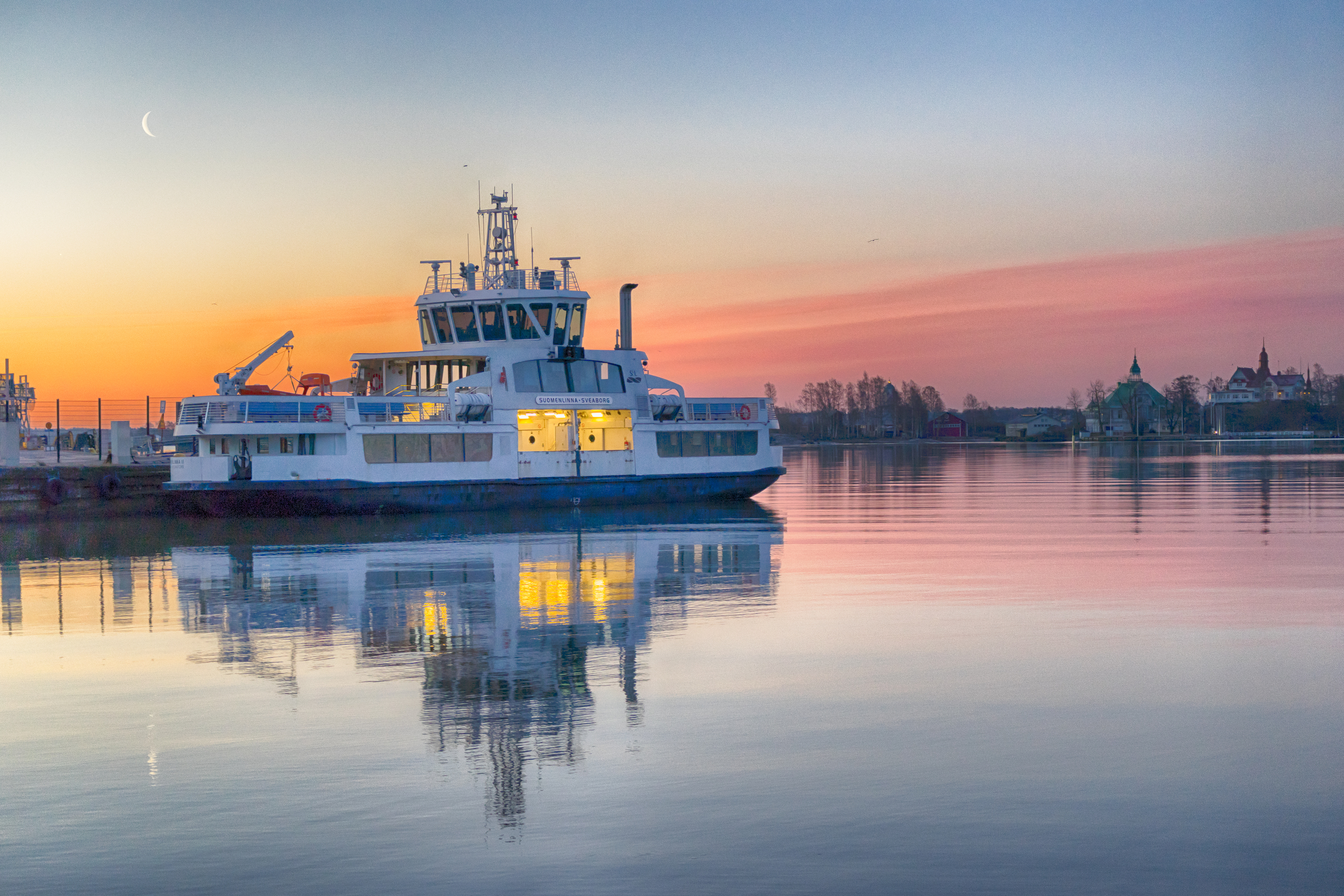 Helsinki Harbour at dawn