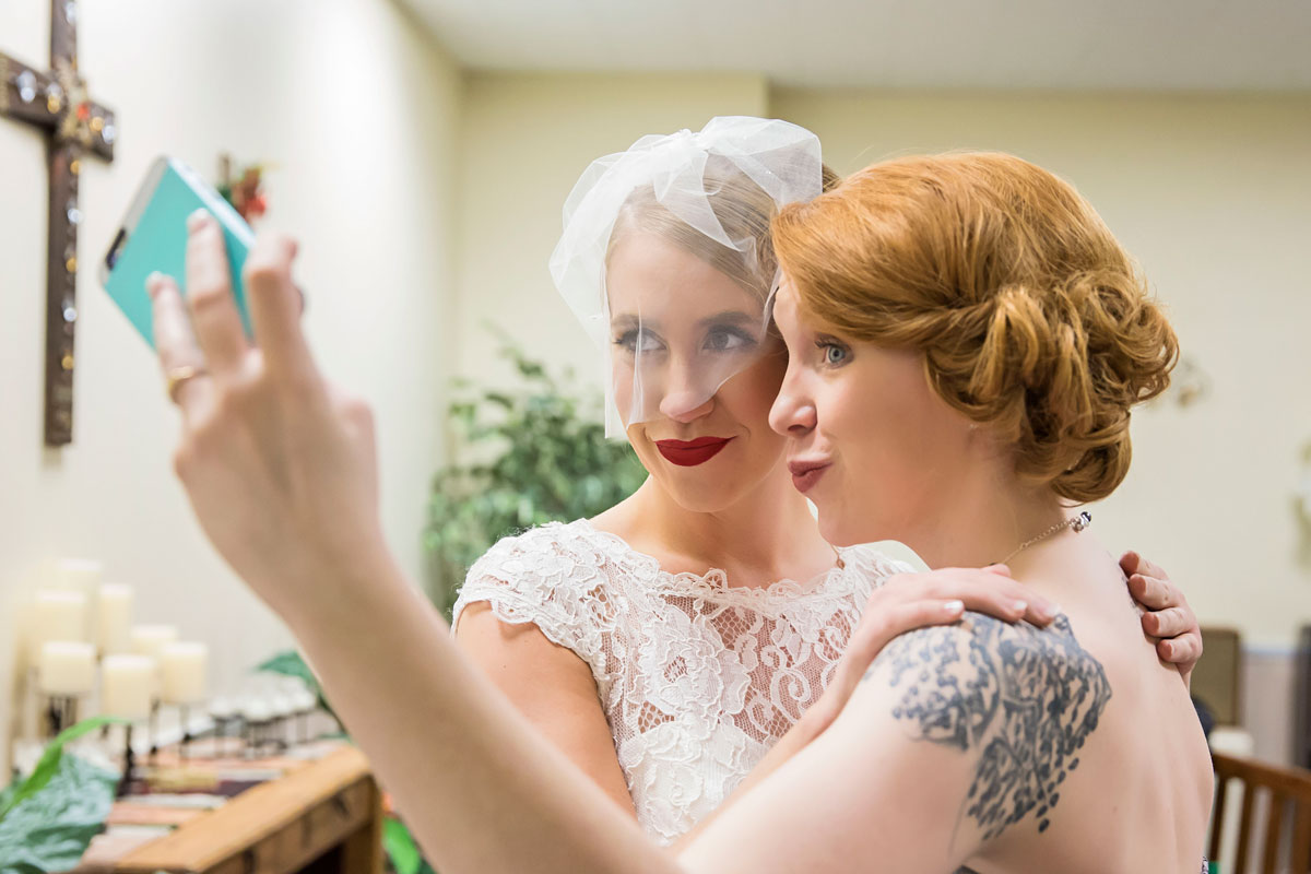 But first, let's take a selfie!