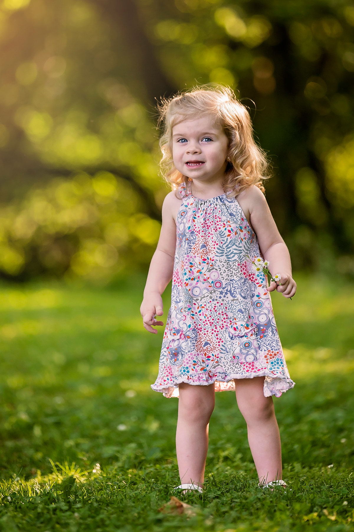 Toddling in the park