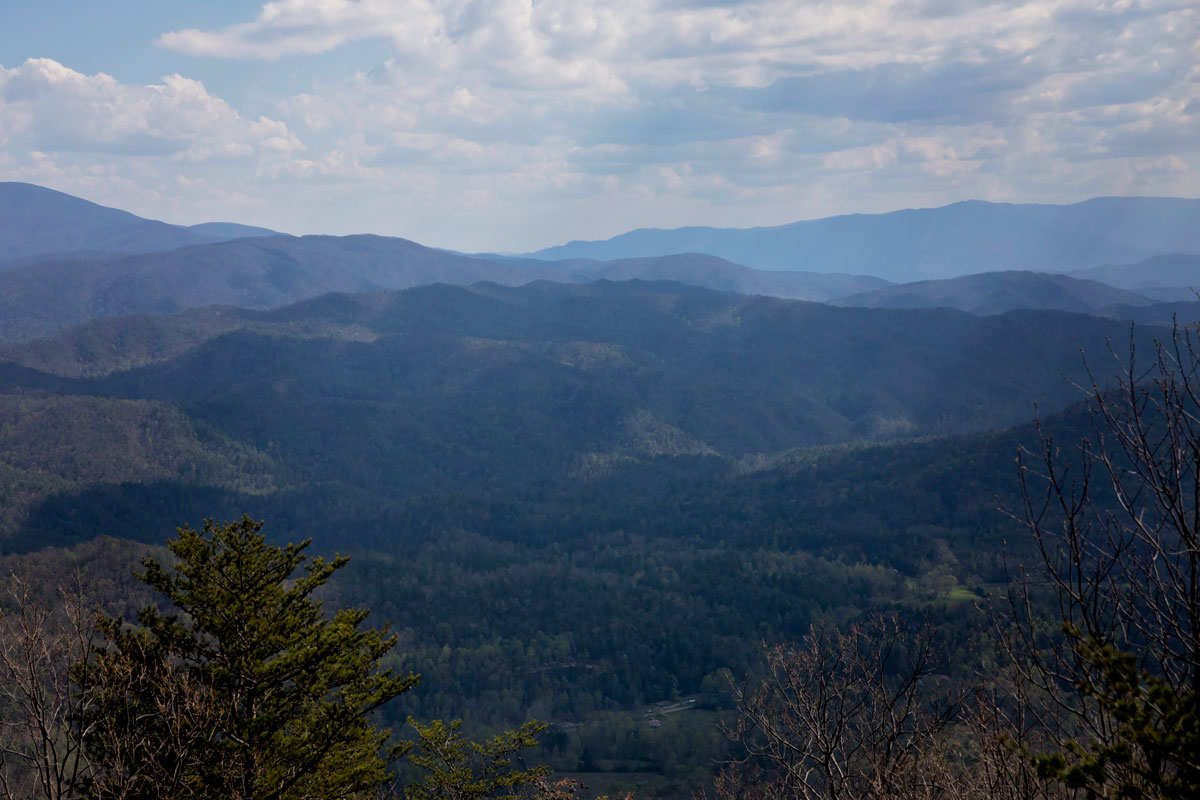 Taken from the top of the Look Rock Tower. Well worth the 10 minute hike!