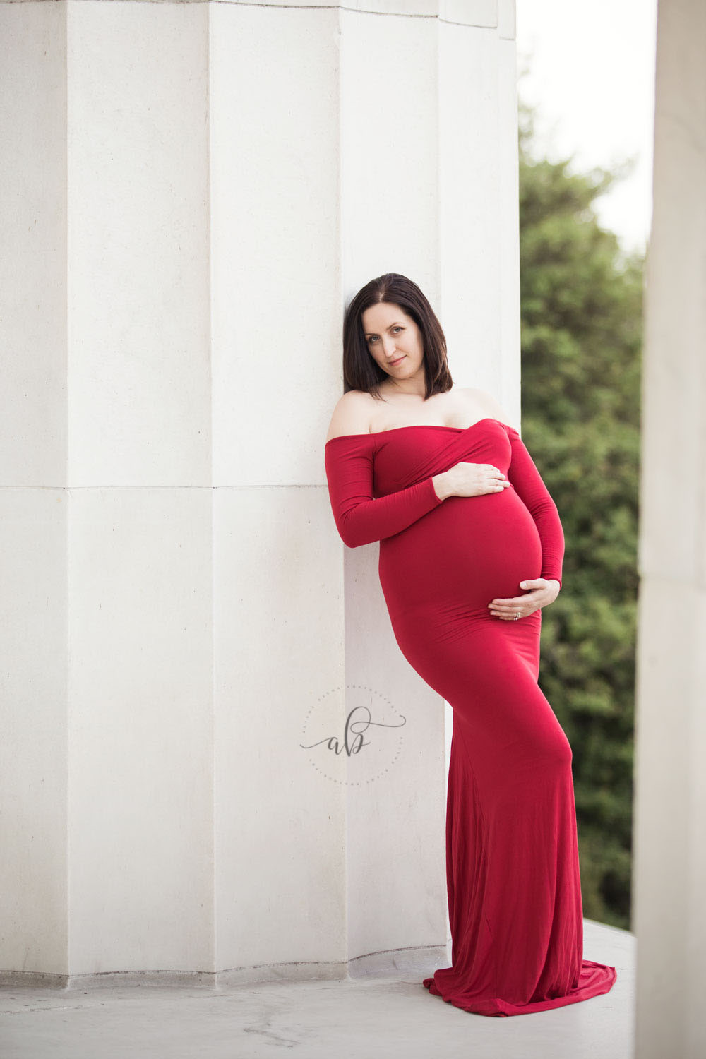 Maternity Elegant Fitted Photography Gown Long Sleeve Slim Fit Maxi Photography Floor Baby Shower Grace Dress Photo Shoot 