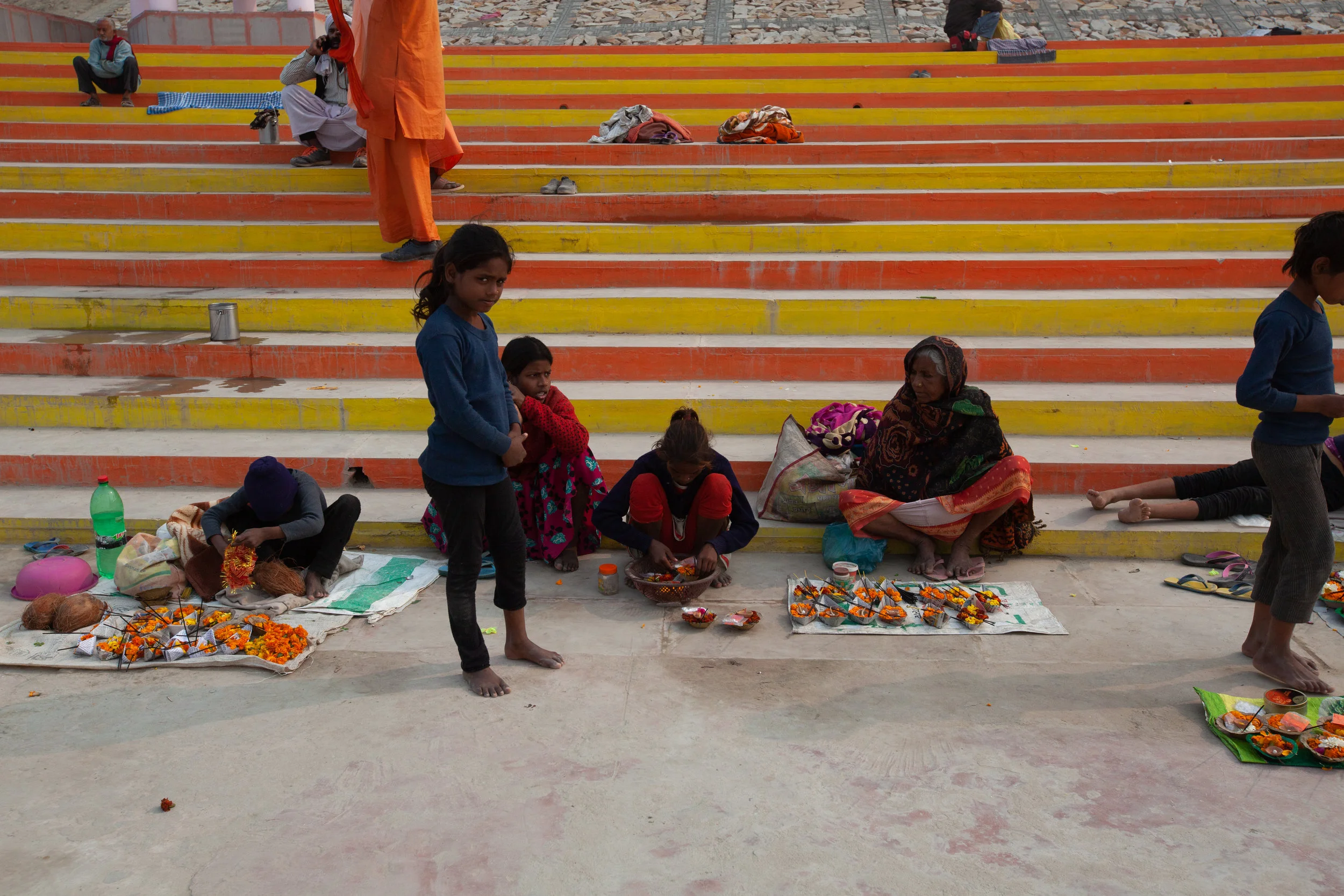 Selling Offerings for the Ganga