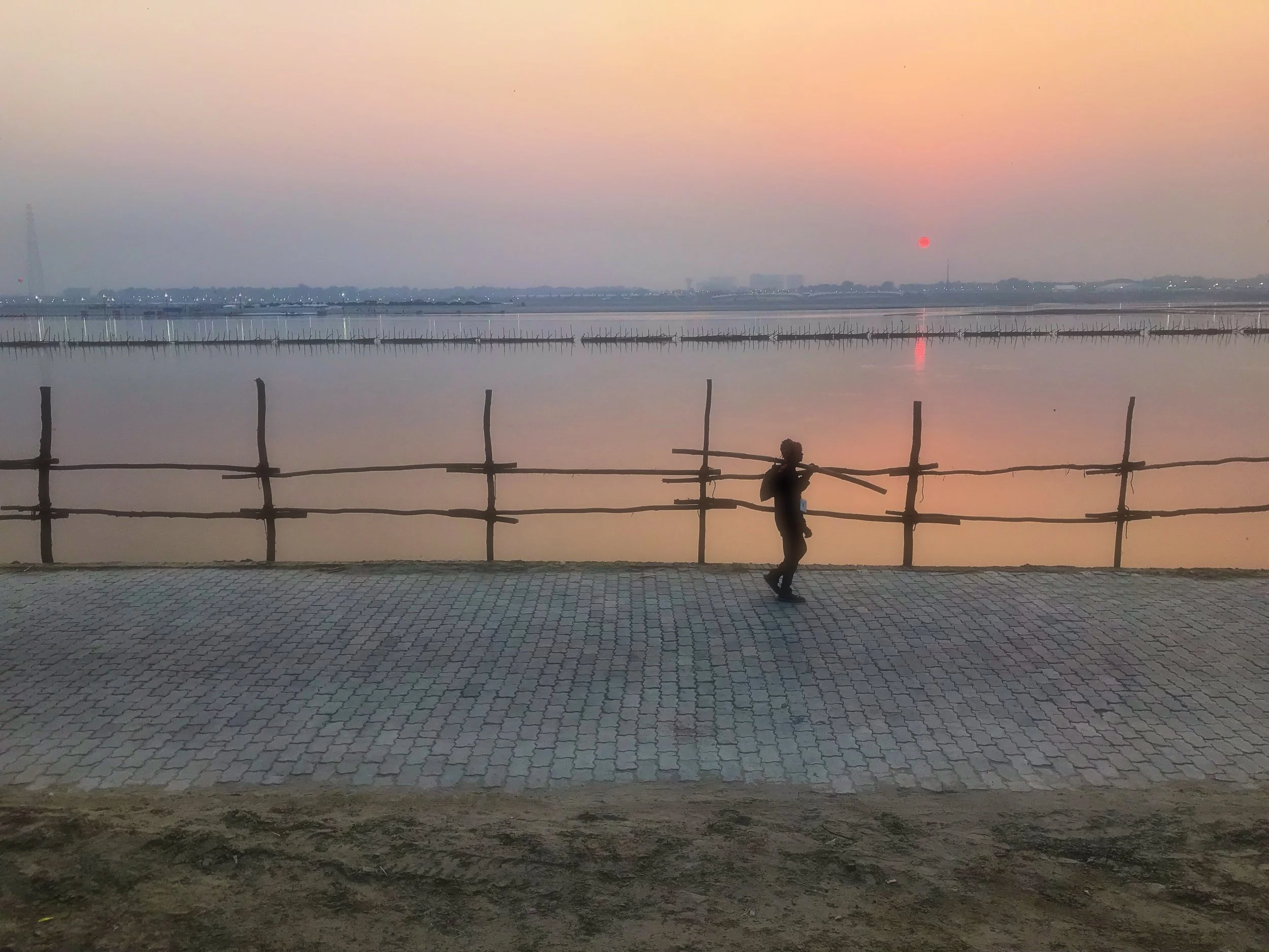 All water you see is the Ganga River