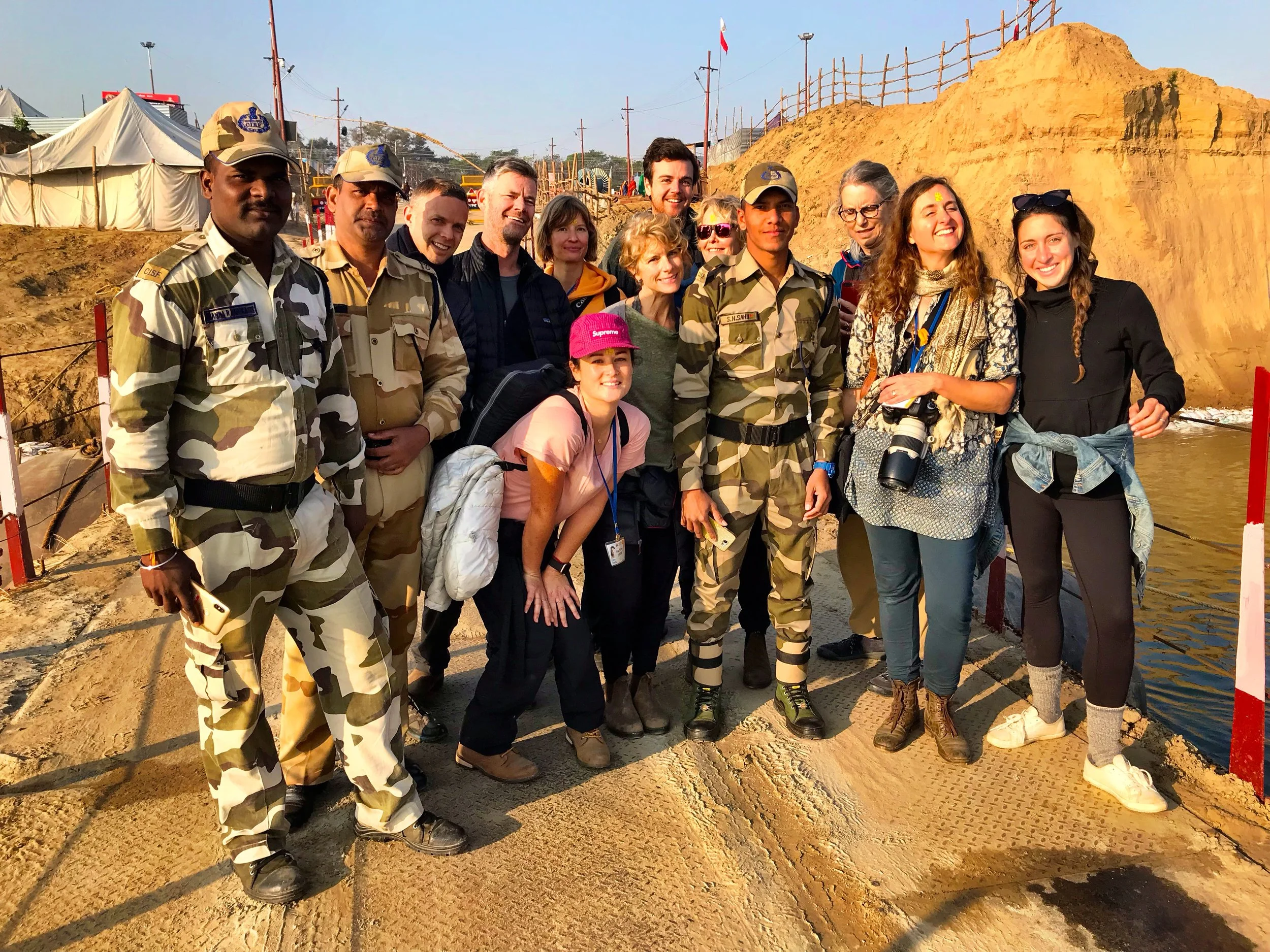 Security around the festival