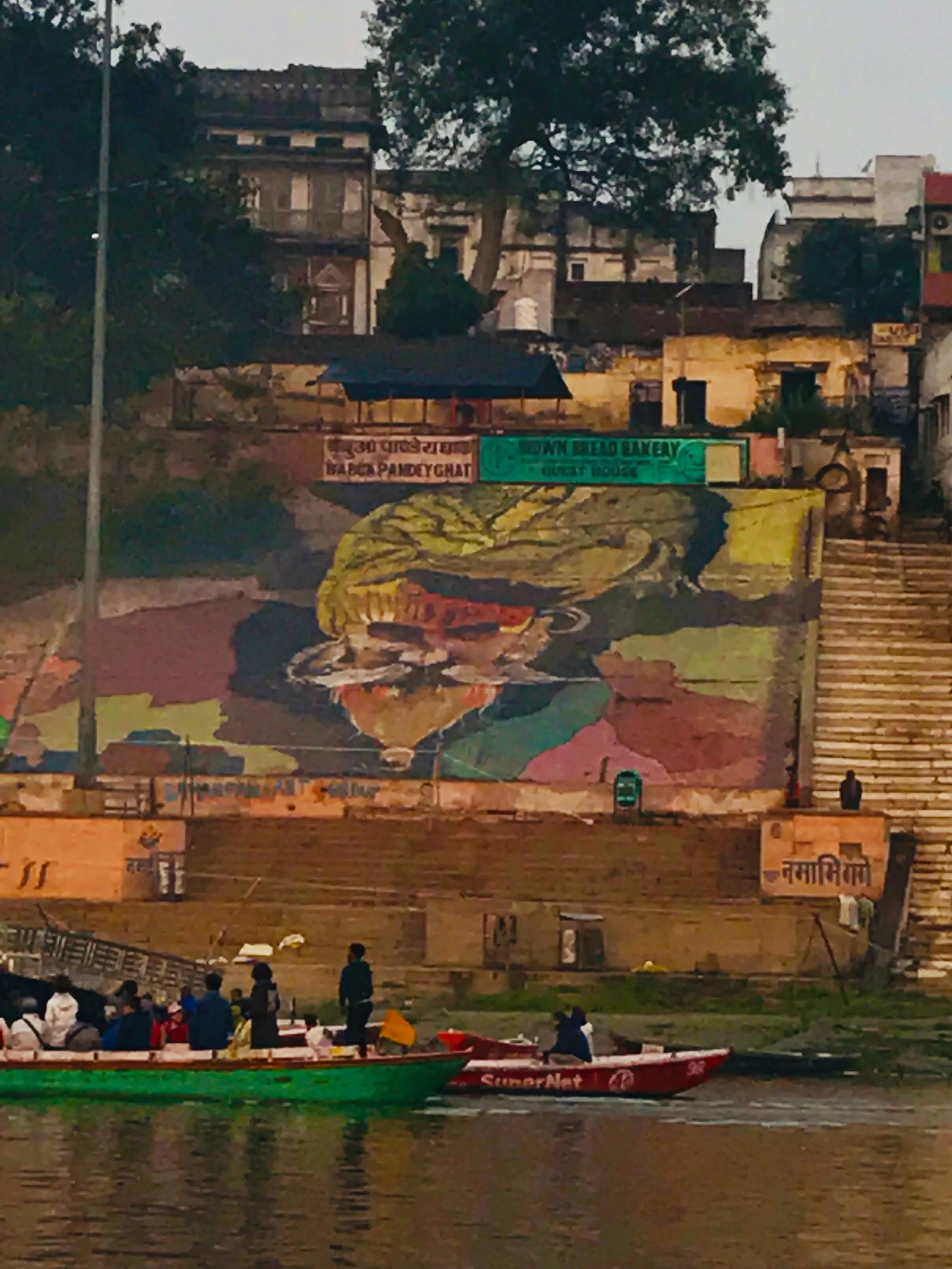 See Lord Shiva in the steps?