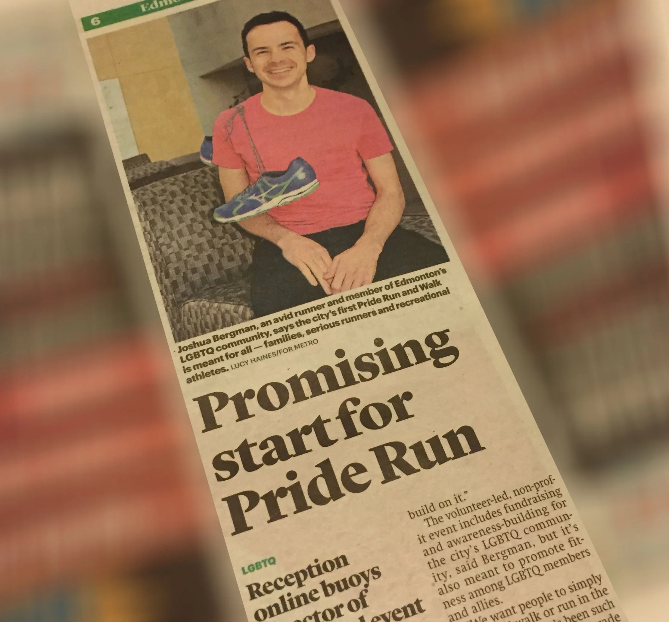 Edmonton Metro - Promising Start for Pride Run