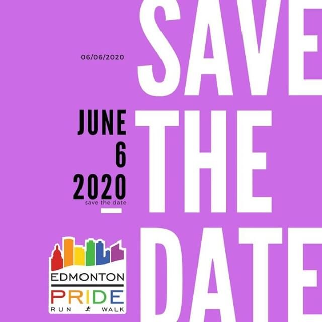 Save the Date!⁠
⁠
This year's Edmonton Pride Run &amp; Walk will take place on June 6, 2020. ⁠
⁠
Stay tuned for more details in the coming weeks!⁠
⁠
#yegpride #yegpriderun #yeg #yegrun