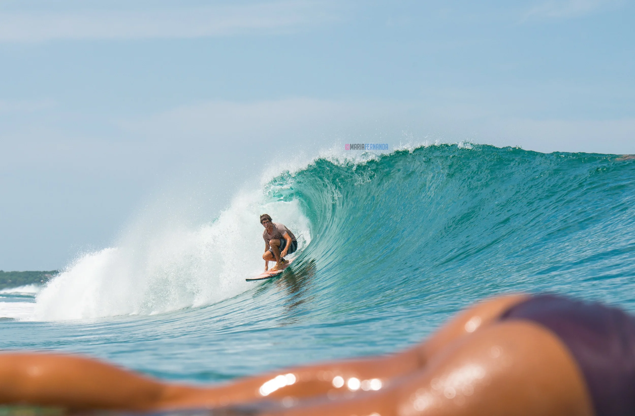 Peruvian Hurley surfer Gianni getting inspired.