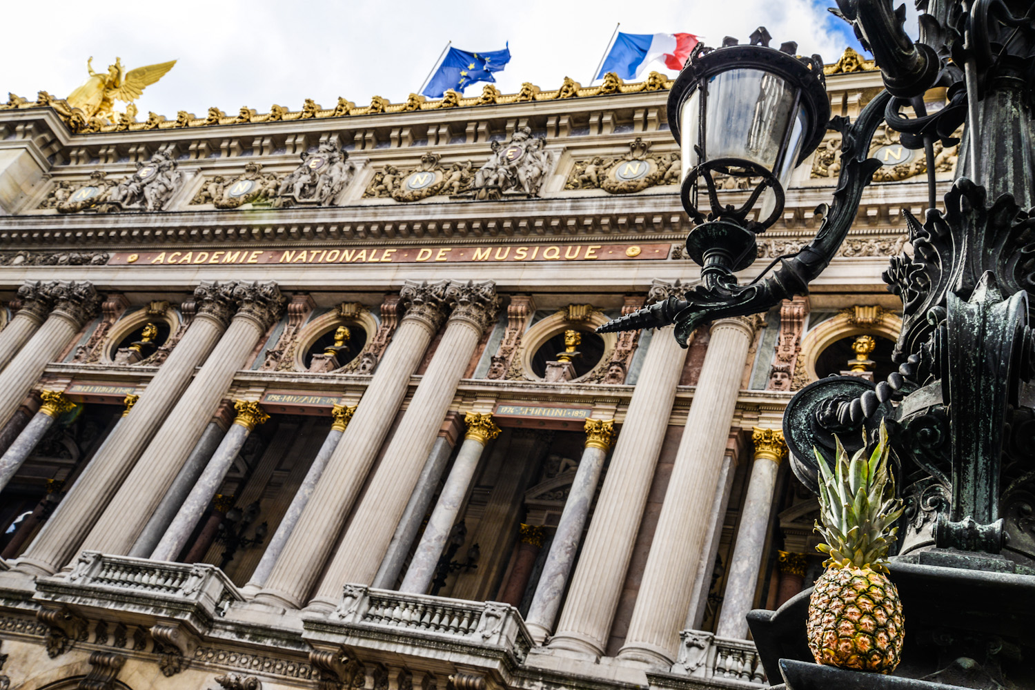 There is so much culture represented in all the different types of arts, music is one of them and thats why, it was a MUST to visit the Academie Nationale De Musique. Where everyone can enjoy the beauty of the building and MUSIC since you don't need to be inside to listen to talented musicians, you can also enjoy some music in the street! Many people gather at the outside stairs to listen to street musicians play and give a free and public street concert.