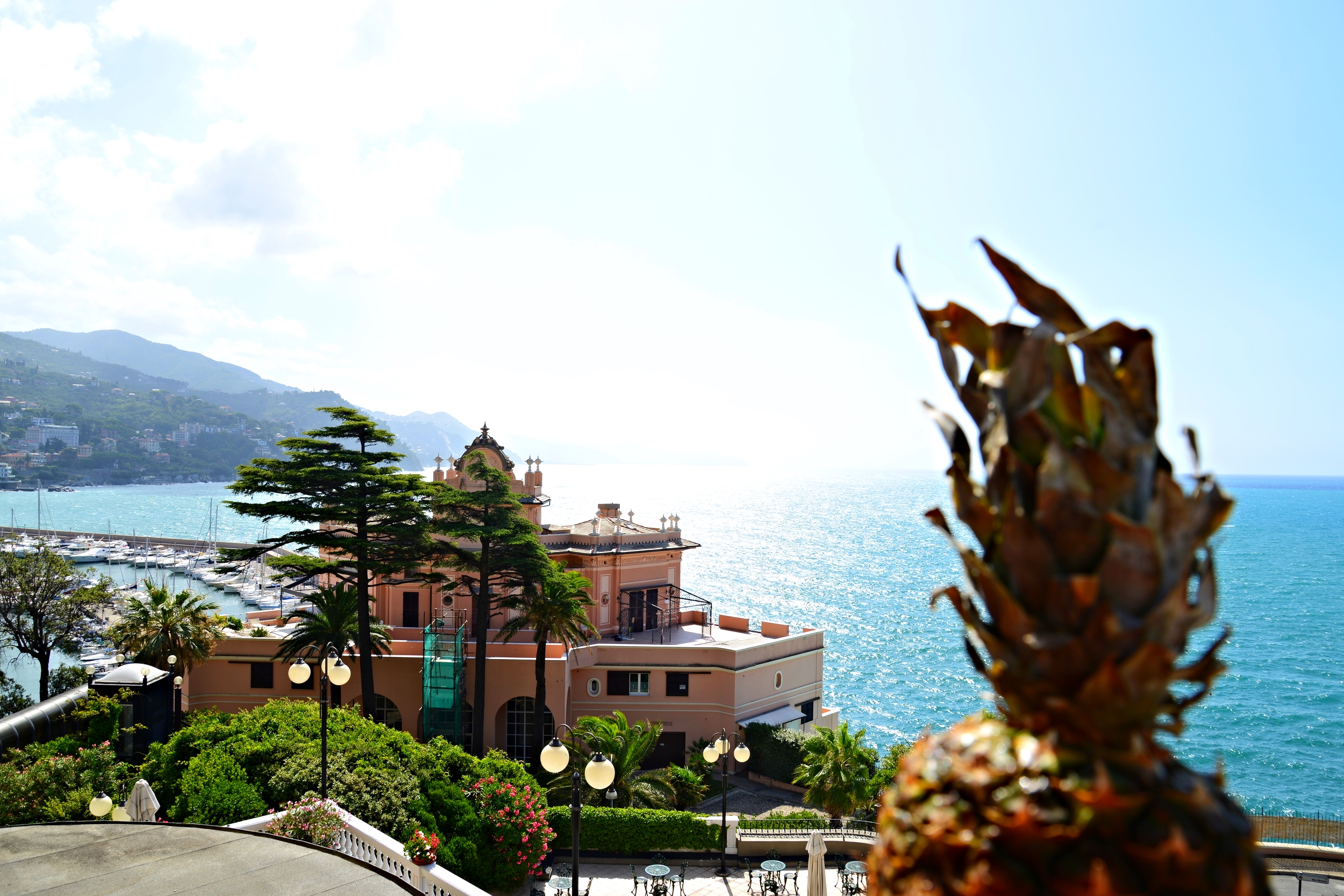 View from my room was just breathtaking, I stayed at this gorgeous hotel in the municipality of Rapallo in Liguria called Excelsior Palace. 