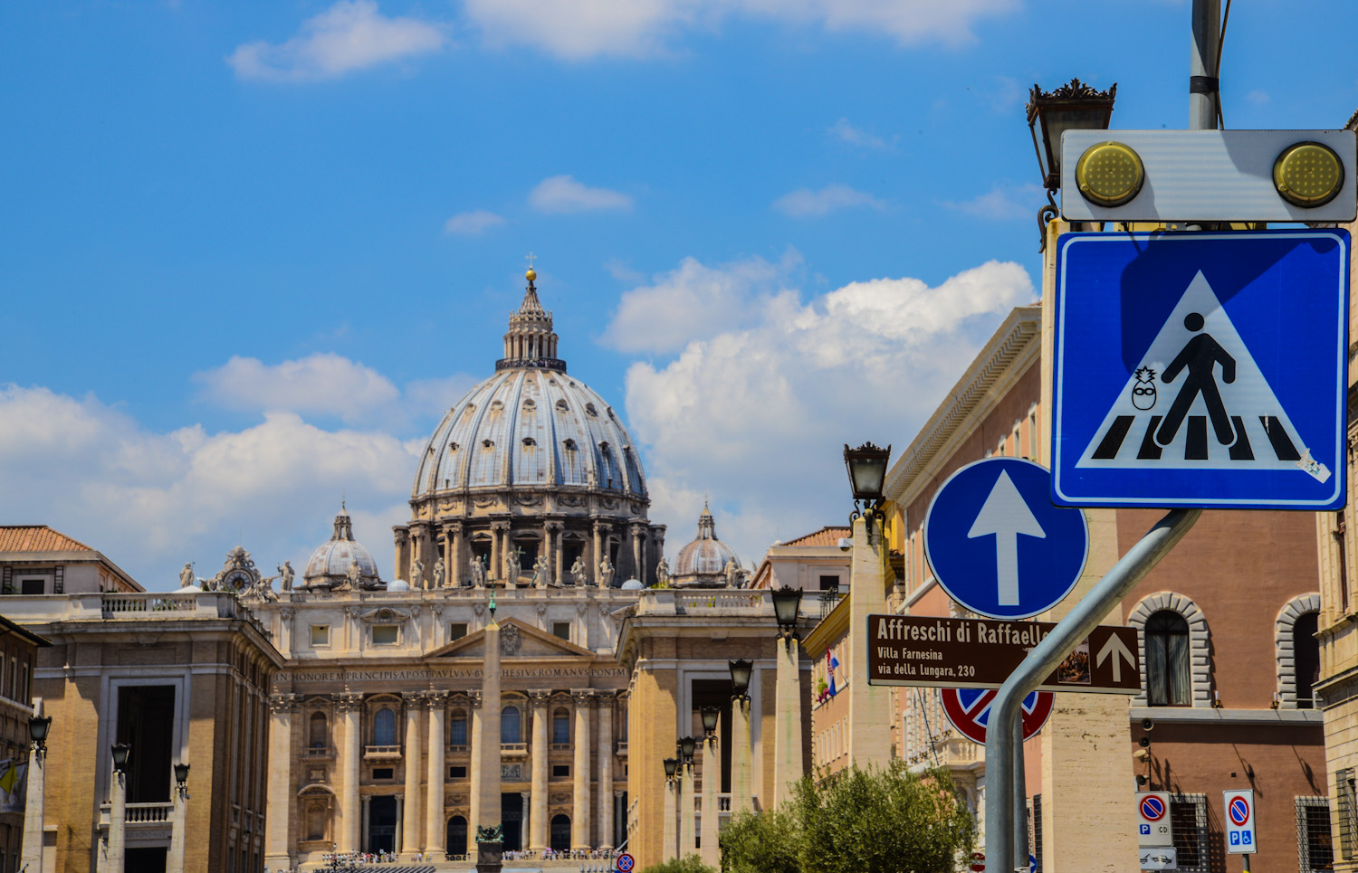 The Vatican City is a landlocked urban enclave, surrounded by the city of Rome, it is the smallest intertnationally recognized independent state in the world by both area and population.