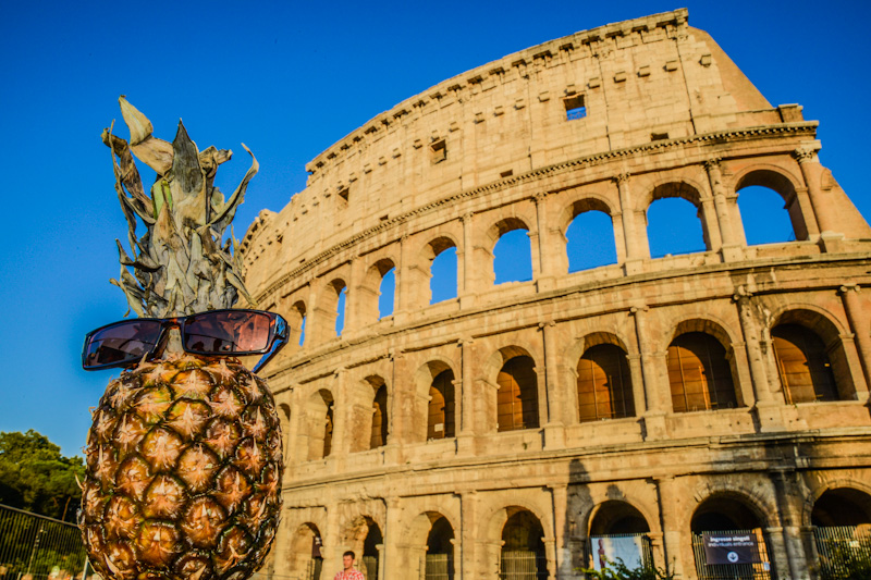 COLISEUM or The Roman Colosseum, originally known as the Flavian Amphitheatre, was commisioned in AD 72 by Emperor Vespasian. It was completed by his son, Titus, in 80, its 80 arched entrances allowing easy access to 55,000 spectators, who were seated according to rank. Vespesian ordered the Colosseum to be build on the site of Nero's palace, the Domus Aurea, to dissociate himself from the hated tyrant. His aim was to gain popularity by staging deadly combats of gladiators and wild animal fights for public viewing.