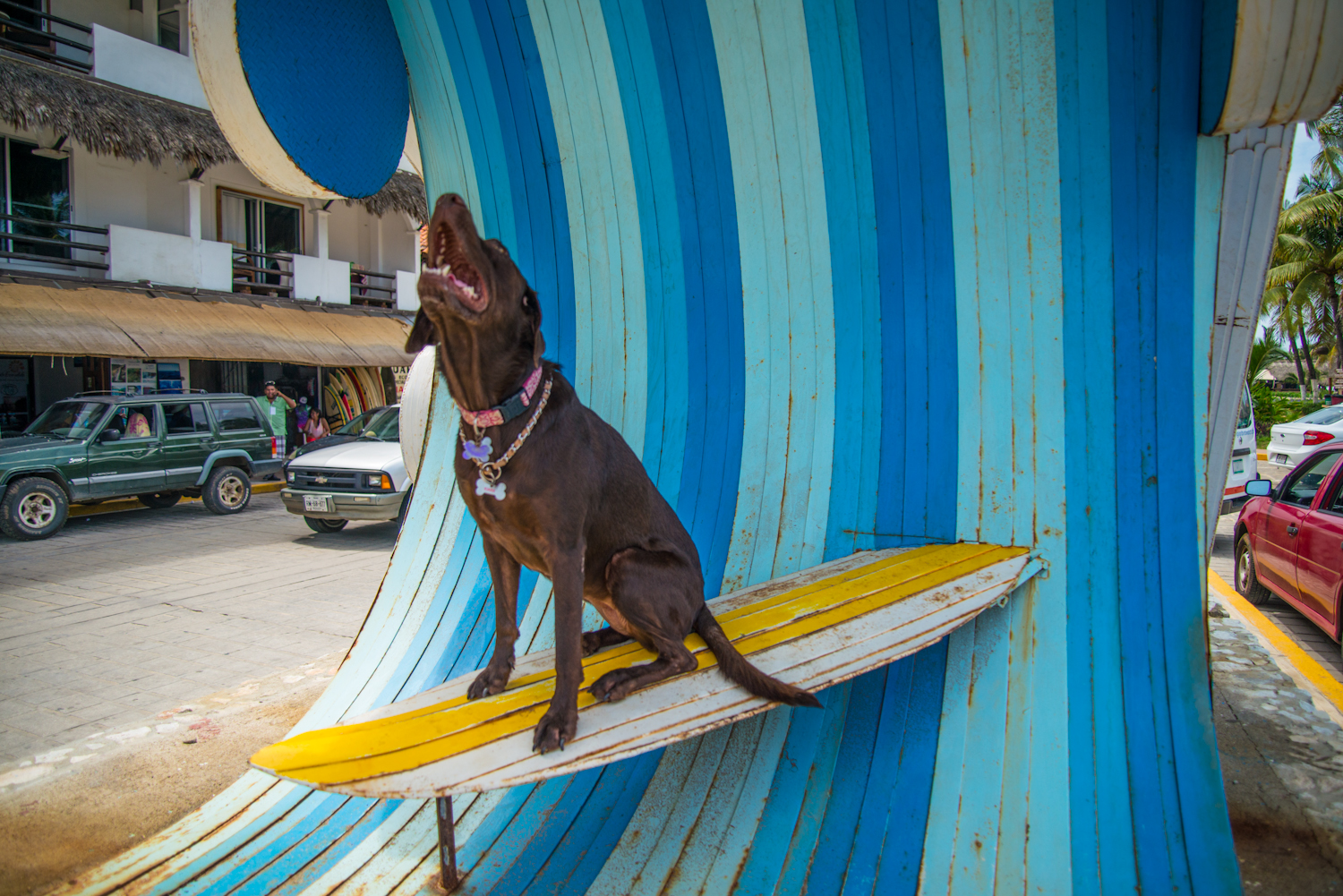 Kiara claiming her barrel