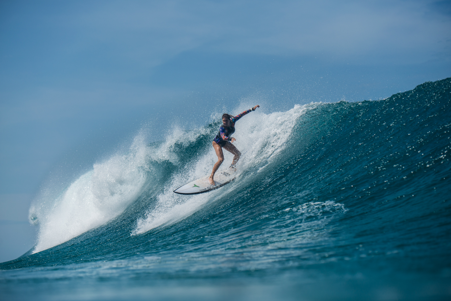 Silvia is not a newbie at Zicatela, she enjoys the mexican waves every summer.