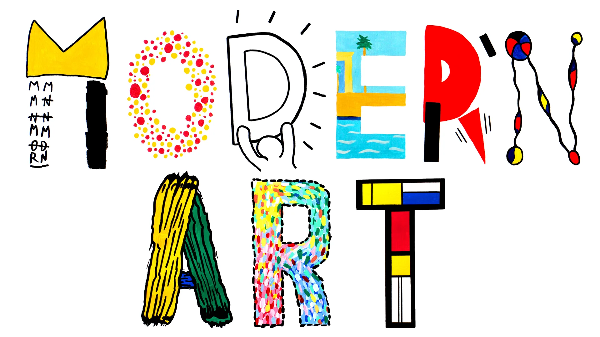 Modern Art Typography Limited Print — Ian Viggars