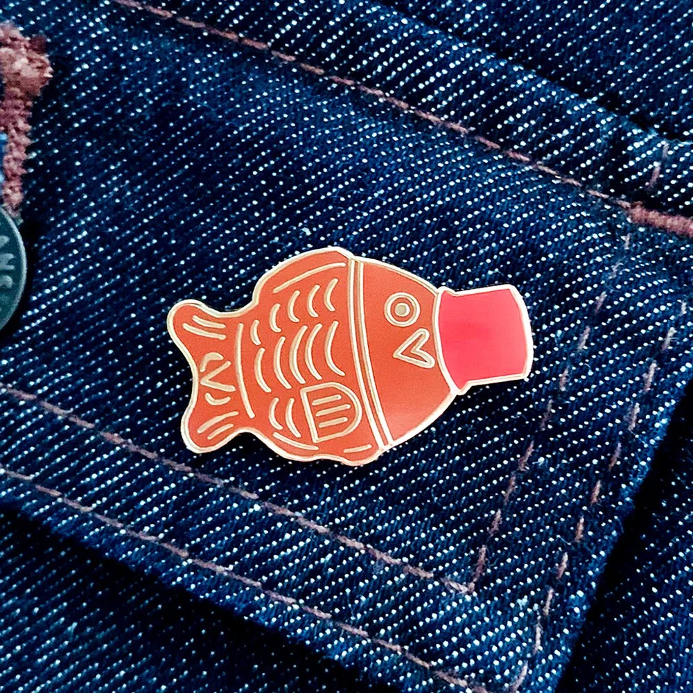 Fish Pin Badge