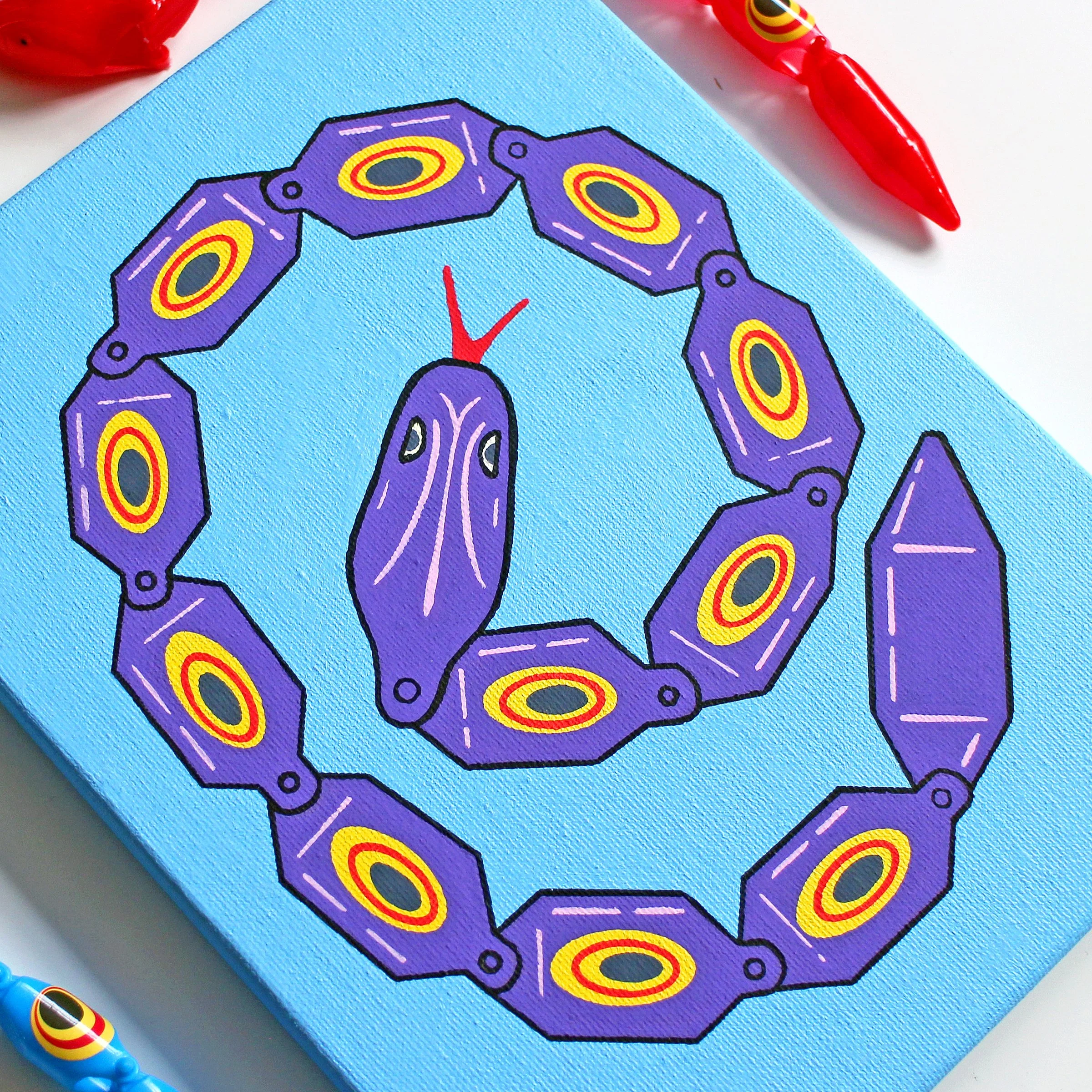 Snake Toy Canvas Close.jpg