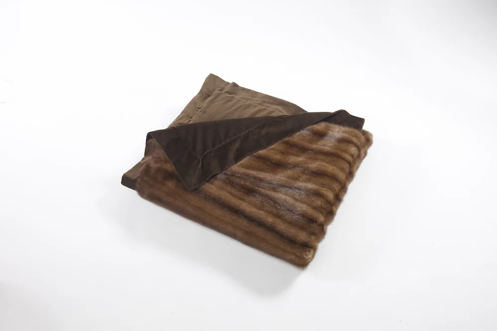Mink Fur Throw