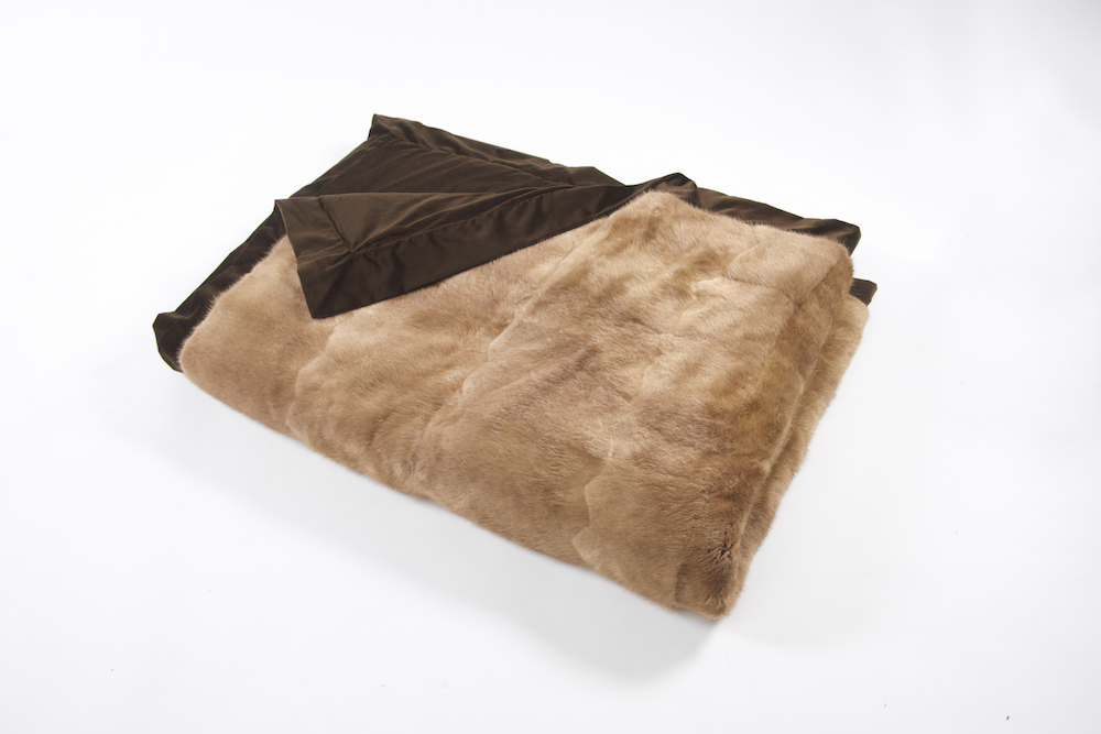Mink Fur Throw