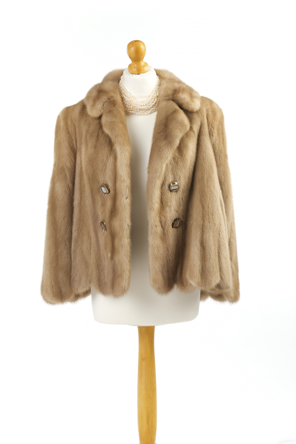 Pale Amber Mink Cape