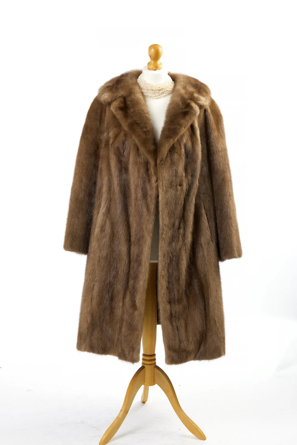 Pale Amber Mink Coat