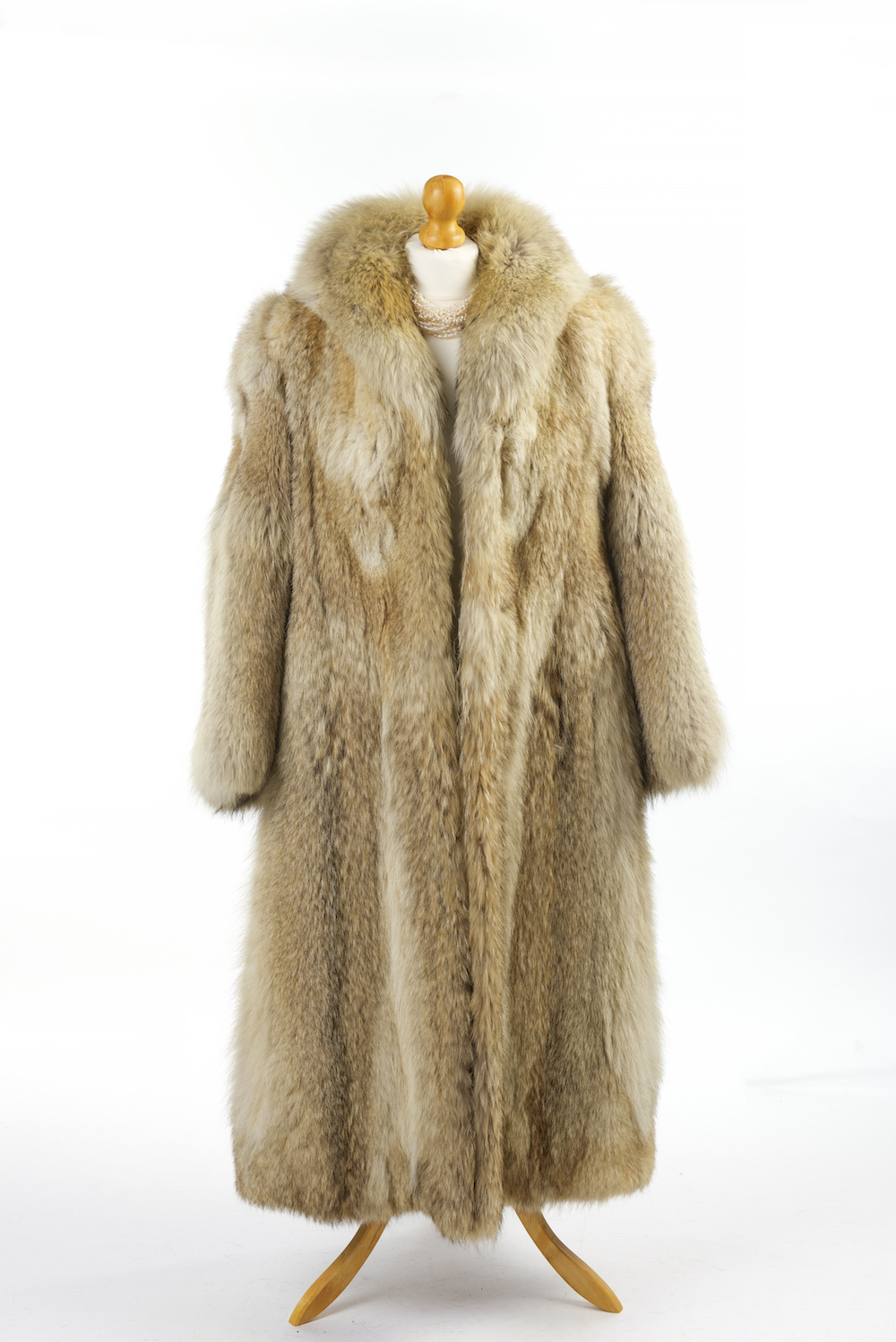 wolf fur coat