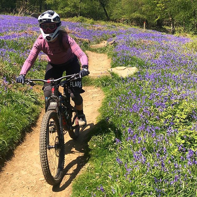 Hitting the bluebell trails! 💜💜💜 #timeout #summeriscoming @bikepark_wales