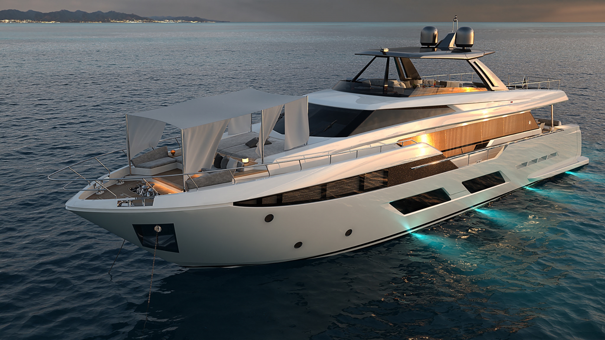 ferretti yachts 920 for sale