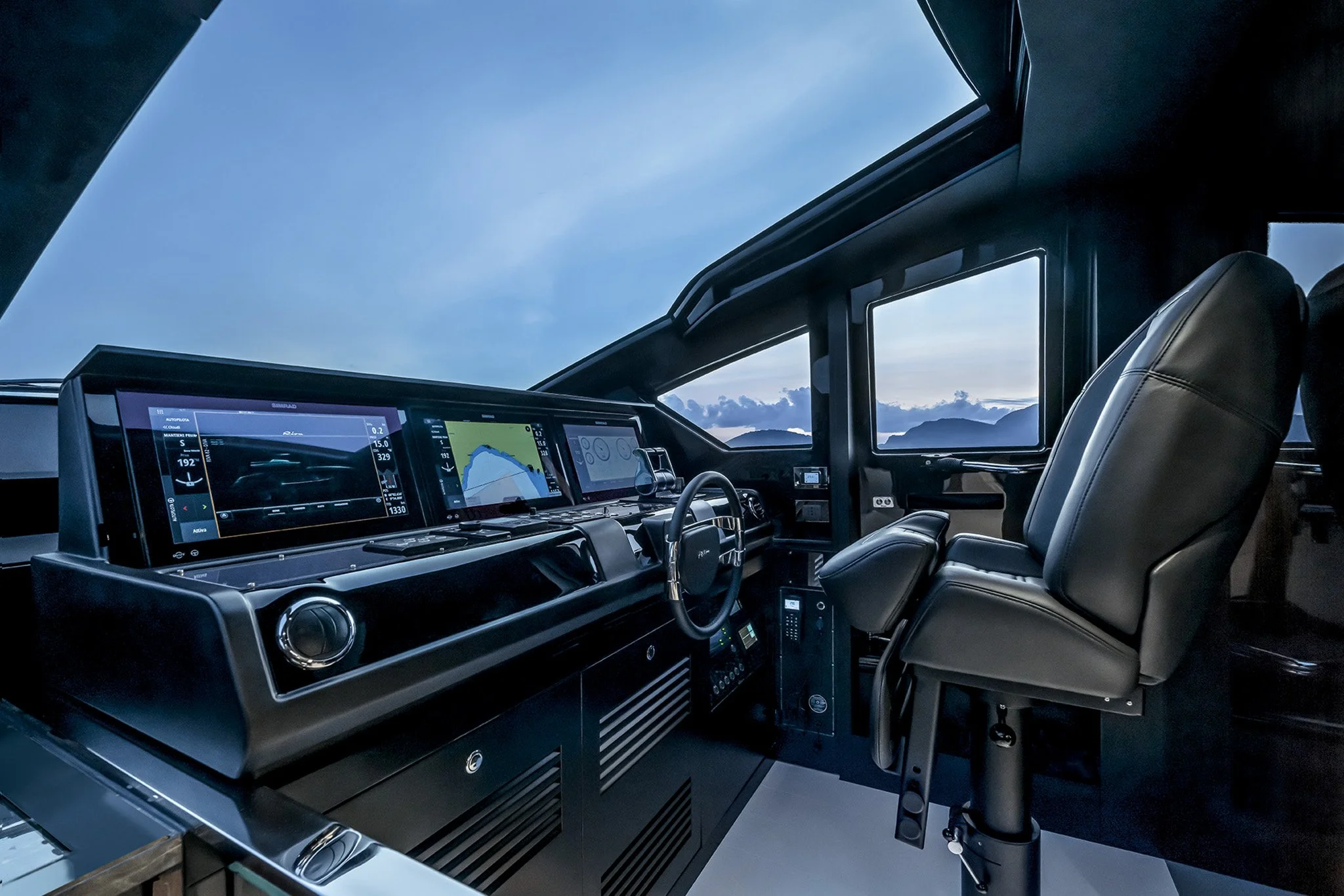 Riva 82' Diva Lower Helm Station