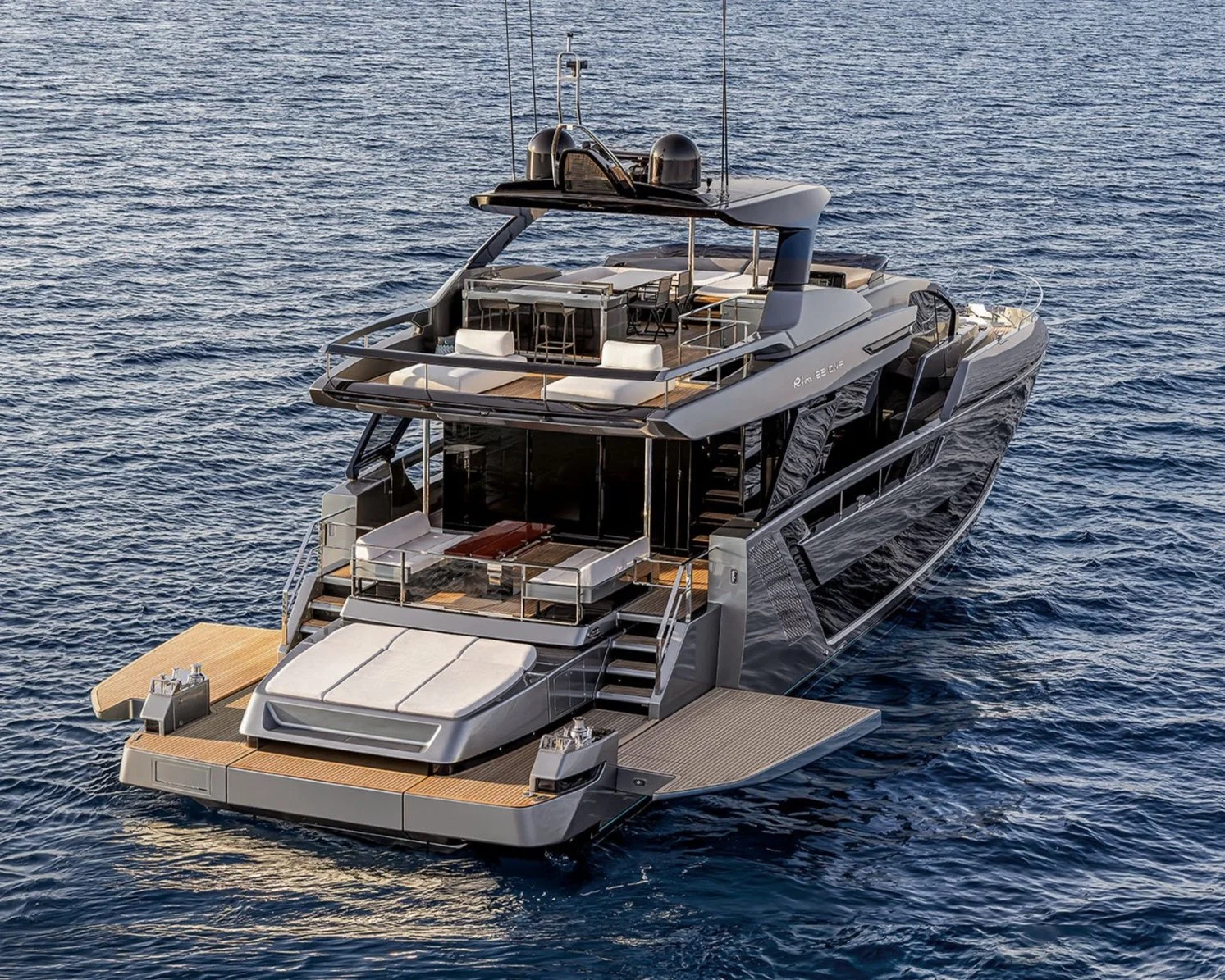 Riva 82' Diva Side Decks Open
