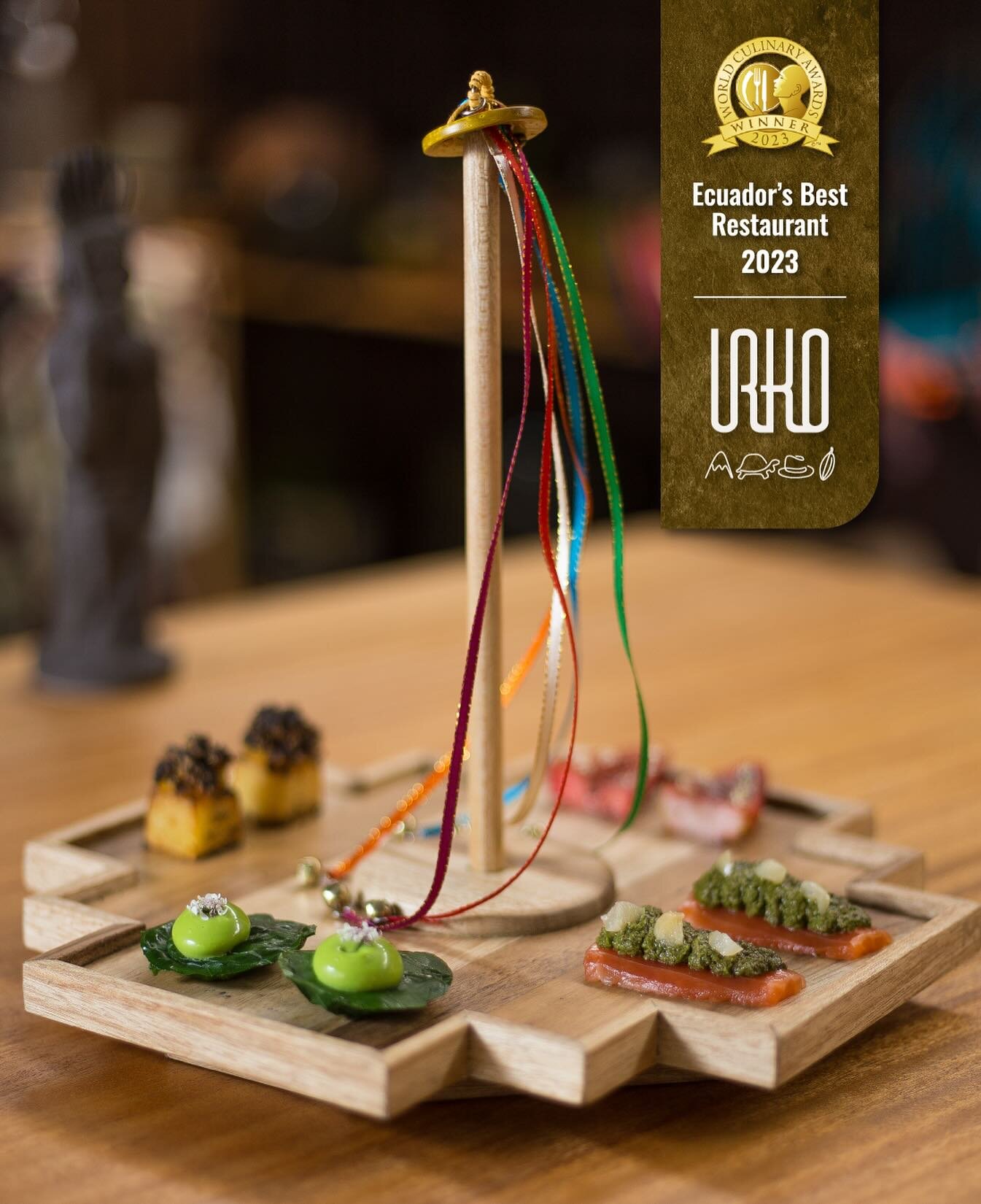 Urko is a dinning experience that showcase the best  Ecuadorian products from the 4 regions, the culture and the indigenous cosmovision through the Raymis cycles menu. 
-
We are honored to announce that we have been selected as the Best Ecuadorian Re