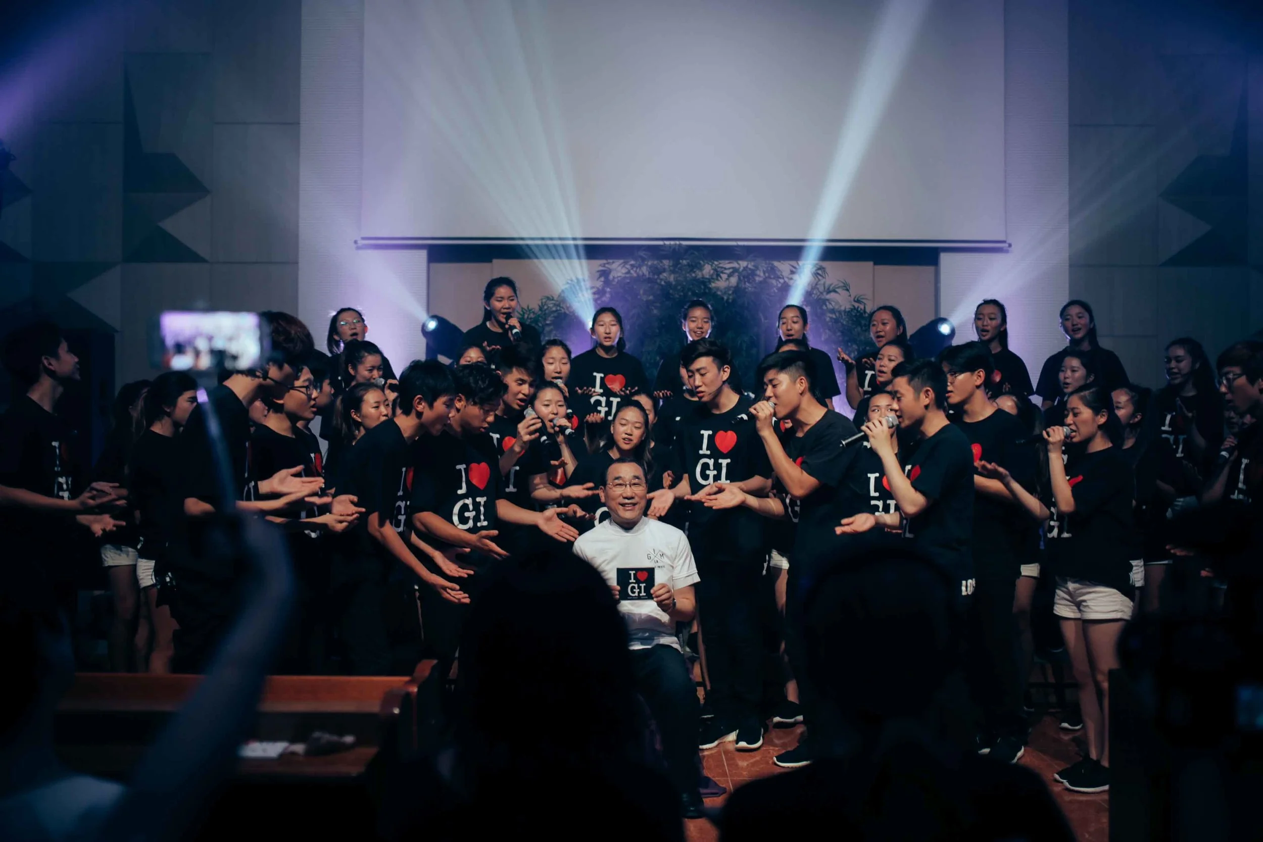 Second performance at Inae Church in Seoul.