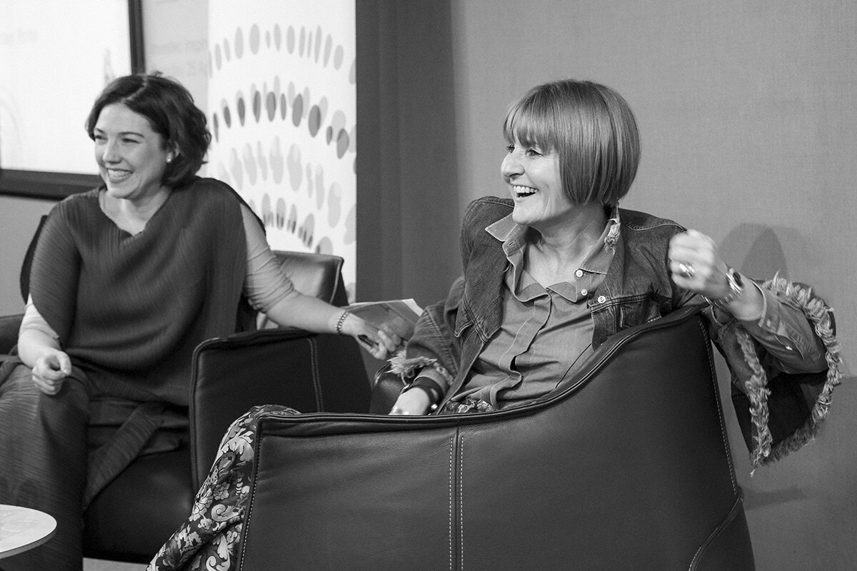  Mary Portas in conversation with Christine Armstrong  © Copyright Rebekah Kennington. All Rights Reserved. 
