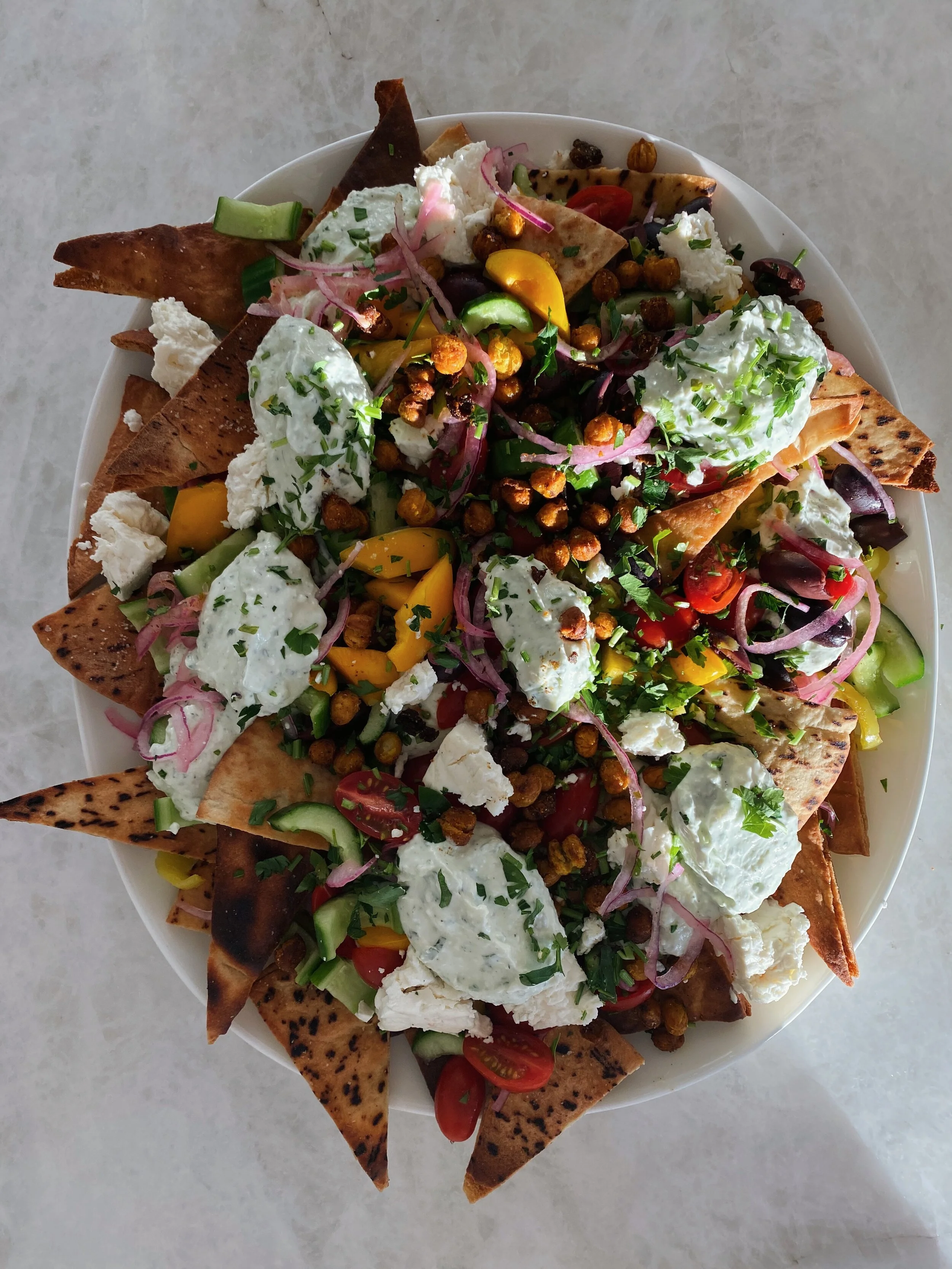 Mediterranean Nachos